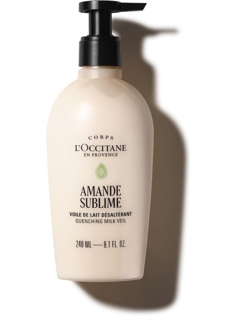 Lightweight Almond Milk Veil Body Lotion - Fast-Absorbing Moisturizer for Silky